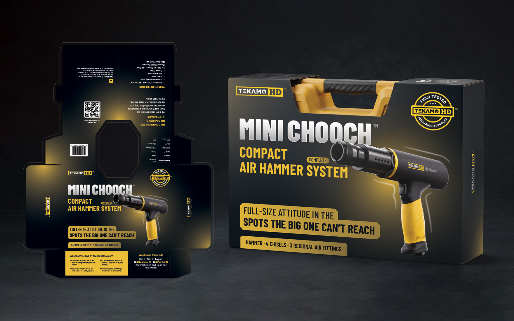 TekamoHD Mini Chooch packaging design