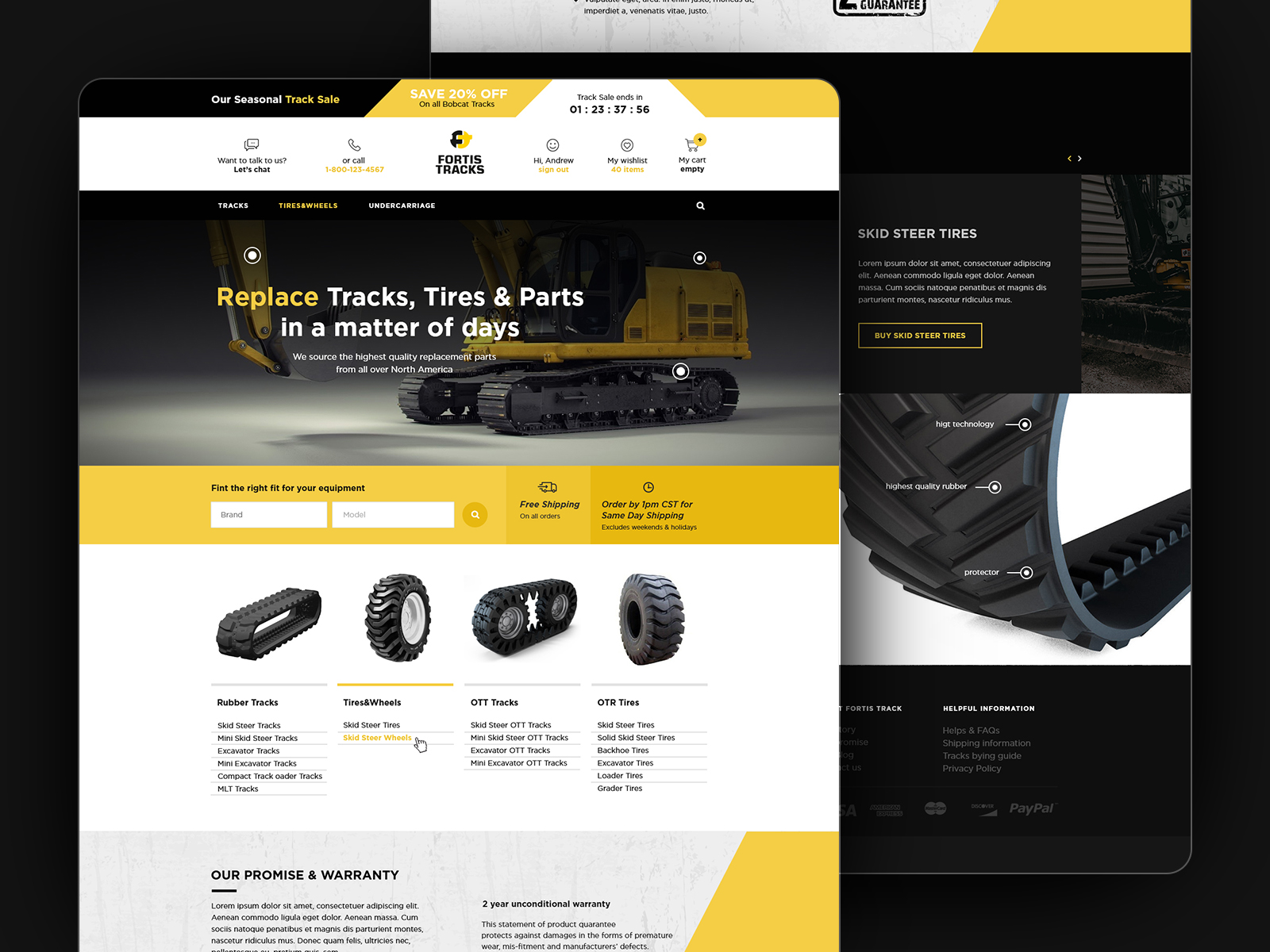 Legacy FortisHD / Fortis Tracks website