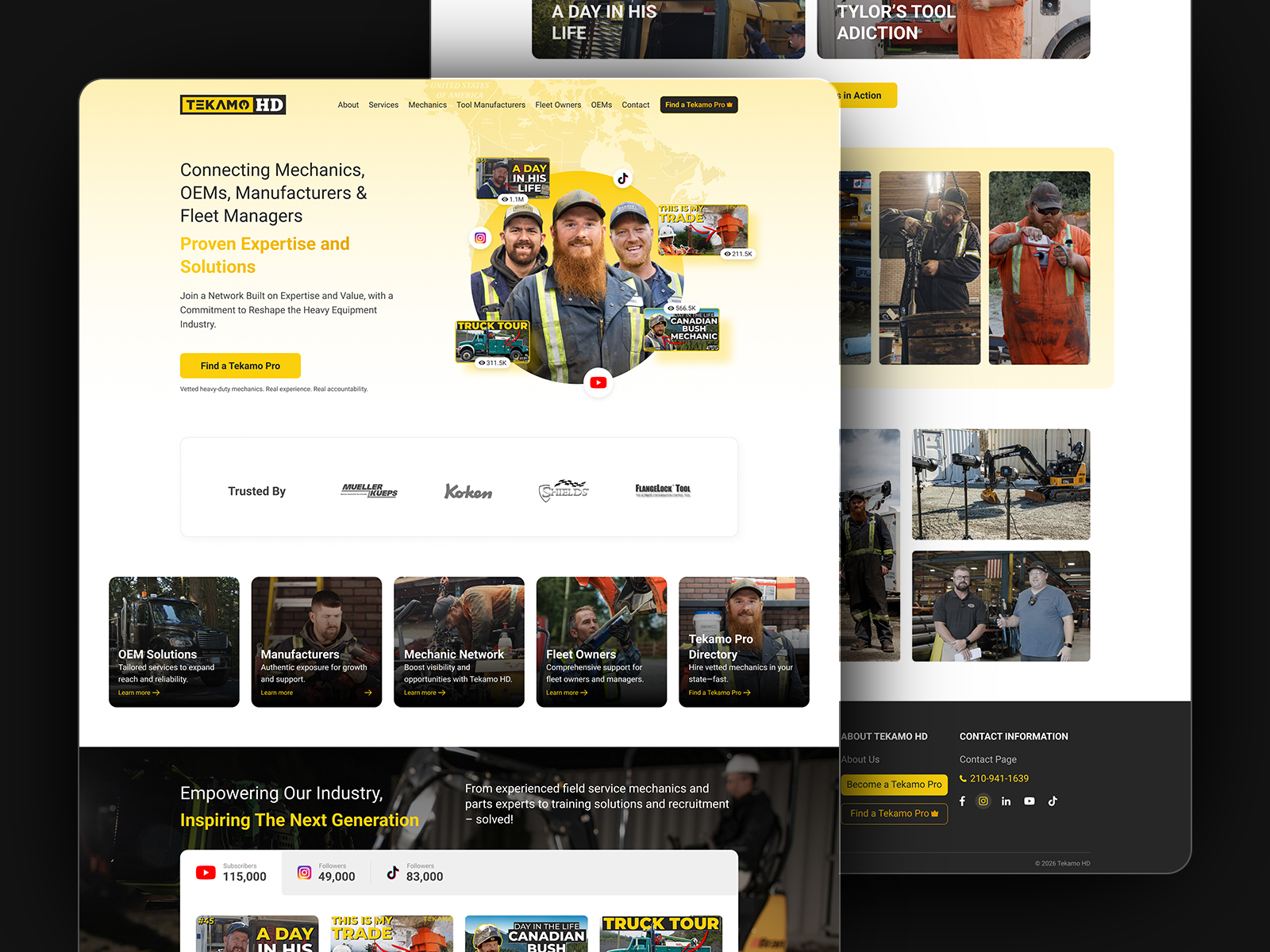 Current TekamoHD website and FortisHD connection