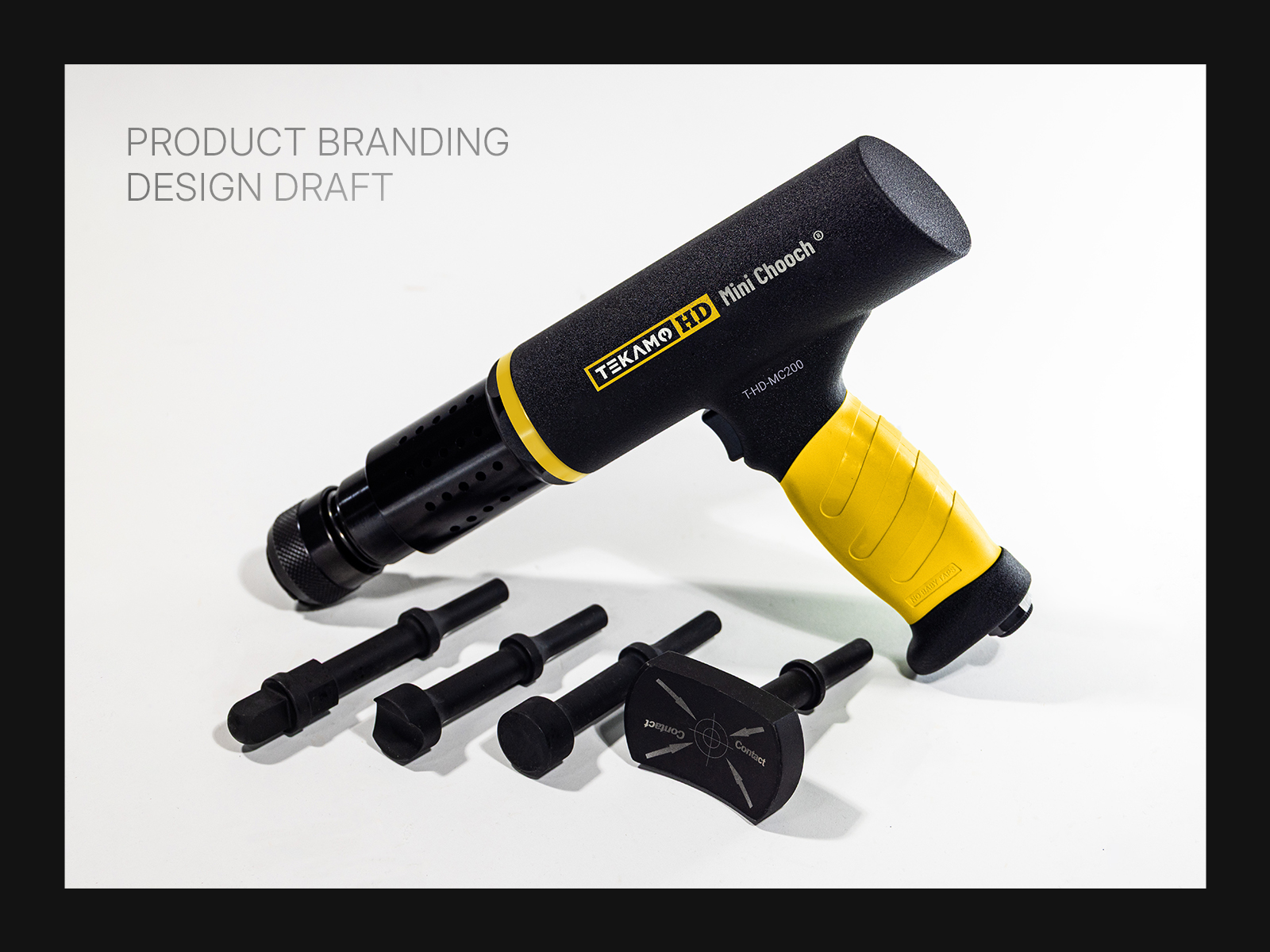 Mini Chooch product branding design draft